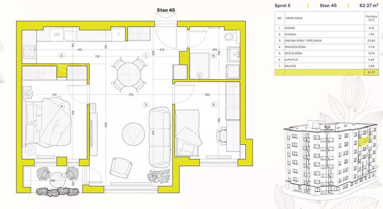 Troiposoban stan | 4zida