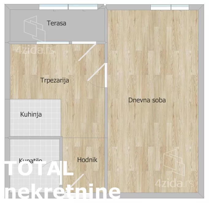 Jednosoban stan | 4zida