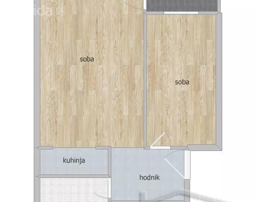 Dvosoban stan | 4zida