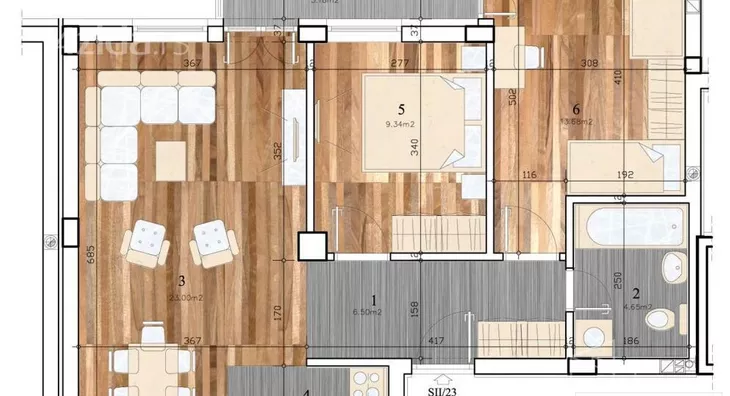 Trosoban stan | 4zida