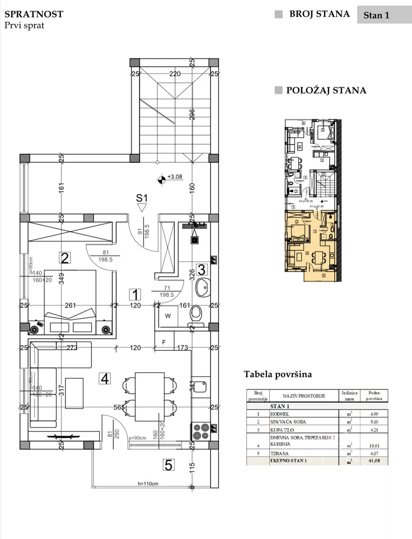 Dvosoban stan | 4zida