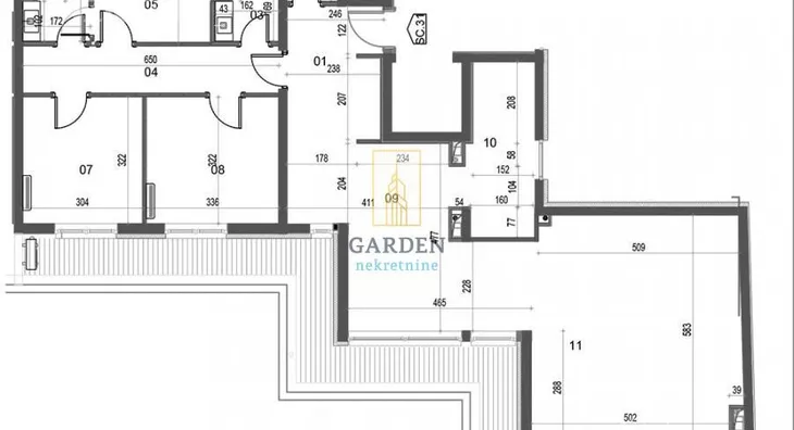 Četvoroiposoban stan | 4zida