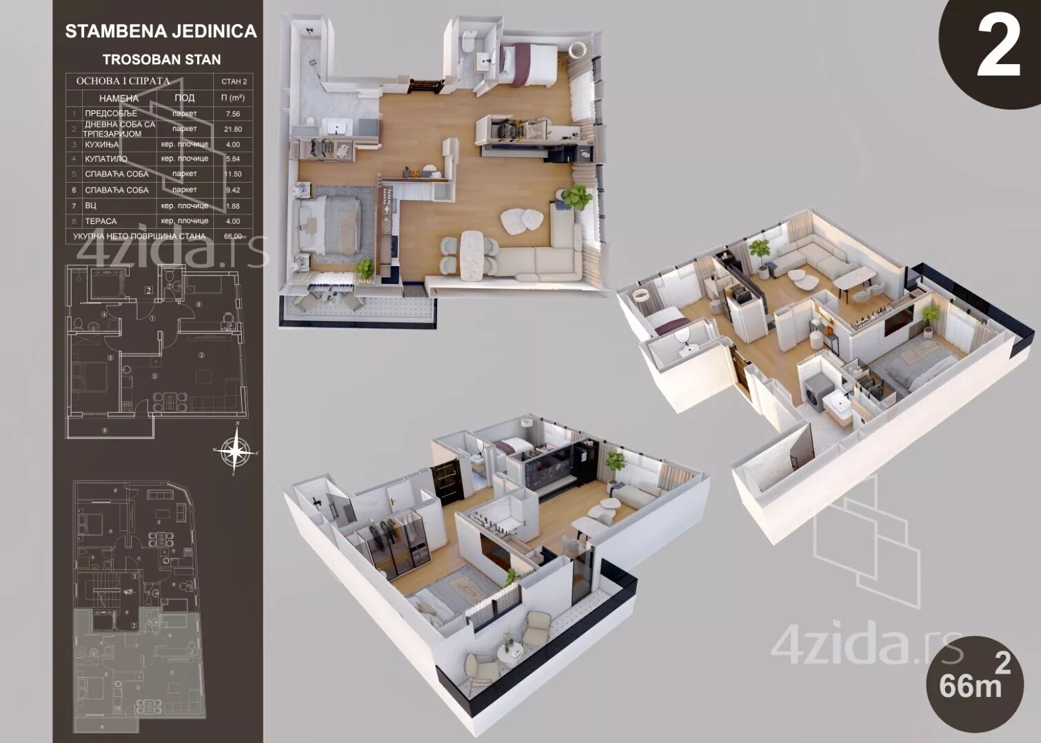 Četvorosoban stan | 4zida