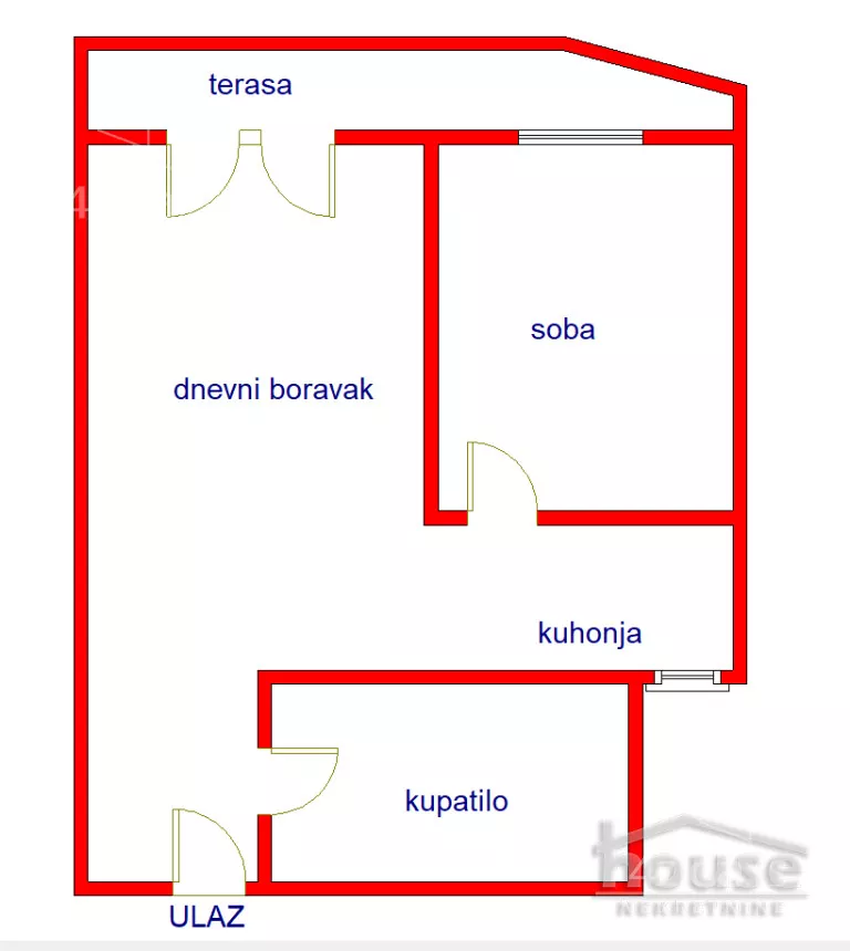 Jednoiposoban stan | 4zida