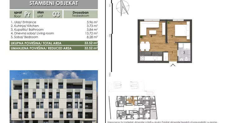 Dvosoban stan | 4zida