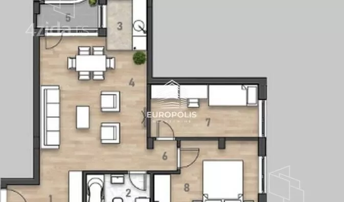 Trosoban stan | 4zida