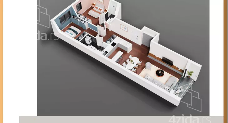 Trosoban stan | 4zida