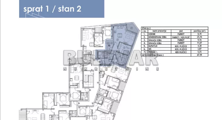 Trosoban stan | 4zida