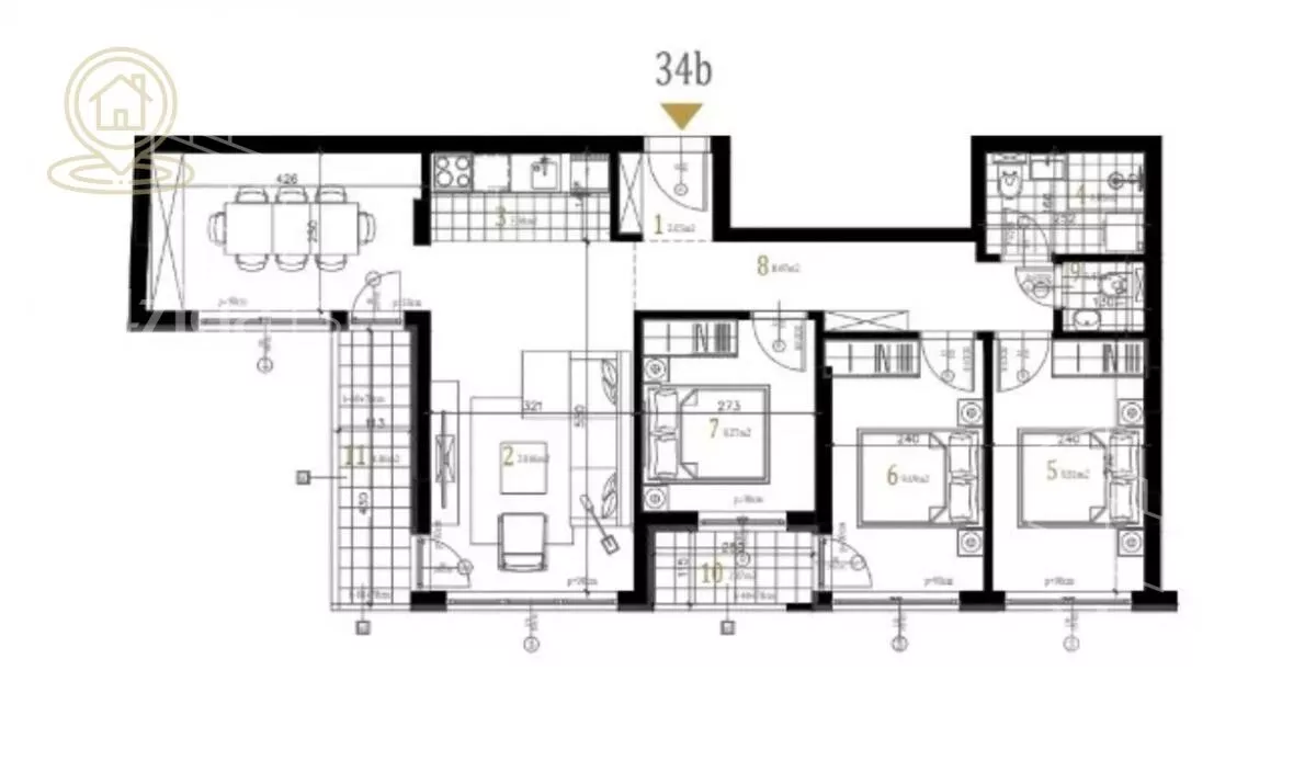 Trosoban stan | 4zida