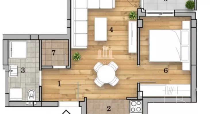 Dvosoban stan | 4zida