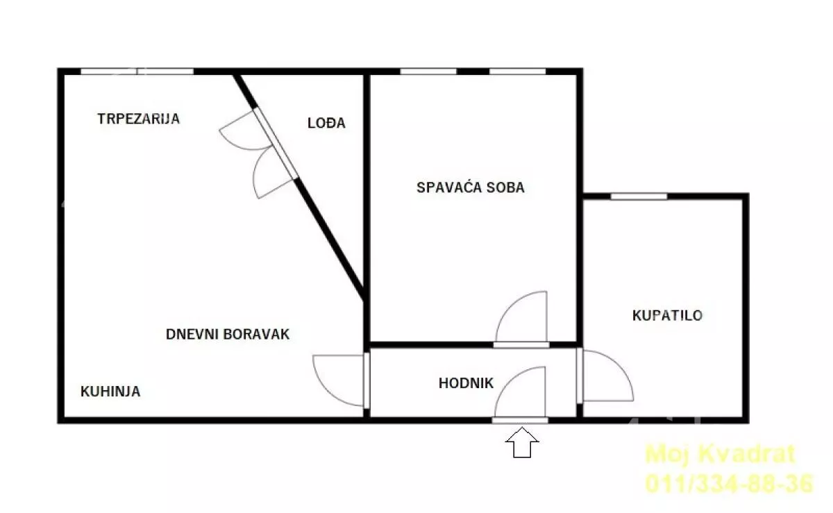 Dvosoban stan | 4zida