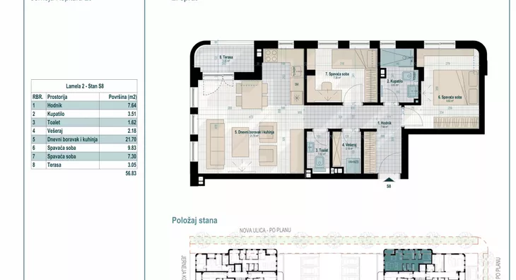 Dvoiposoban stan | 4zida