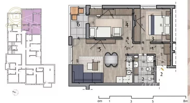 Trosoban stan | 4zida
