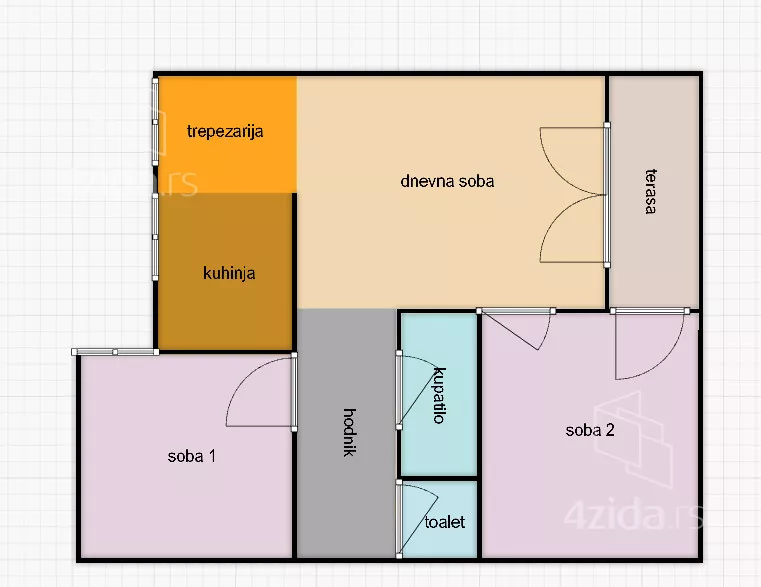Dvoiposoban stan | 4zida