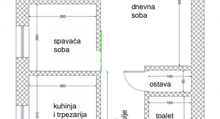 Jednoiposoban stan | 4zida