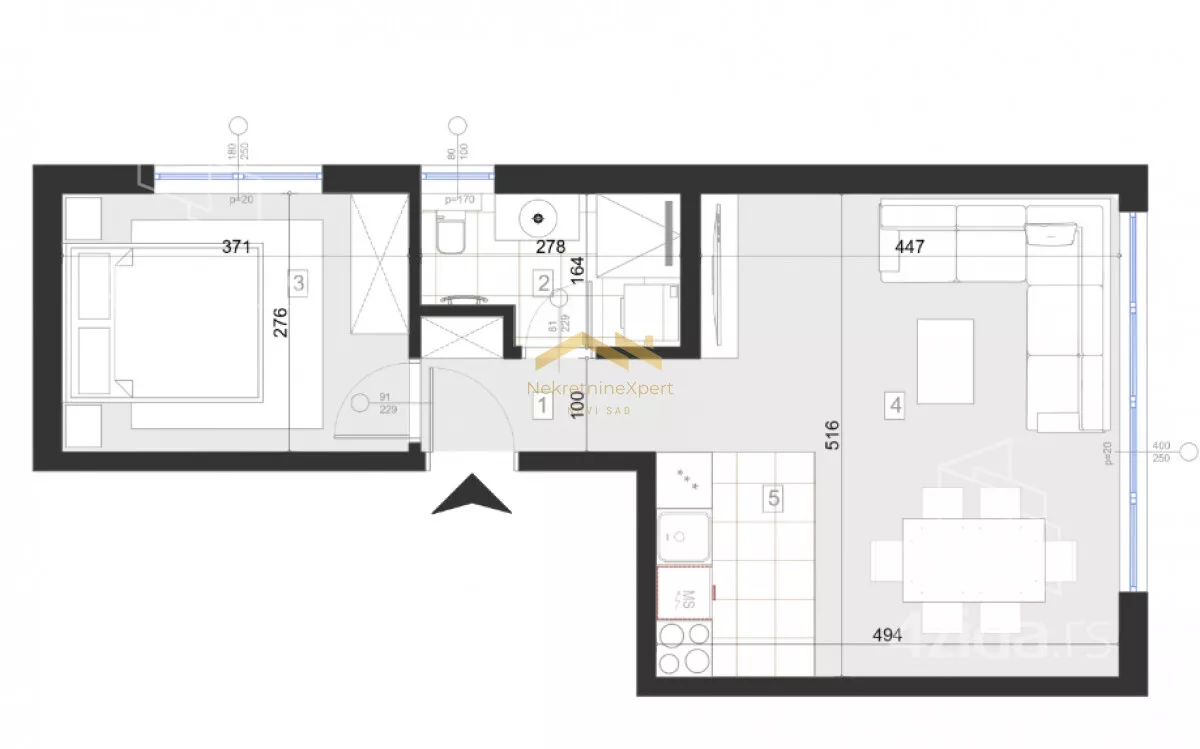 Dvosoban stan | 4zida