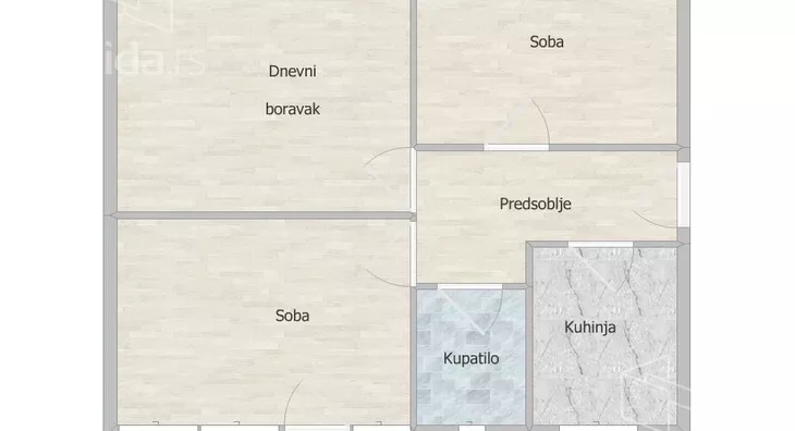 Trosoban stan | 4zida