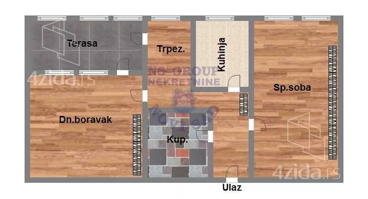 Dvosoban stan | 4zida