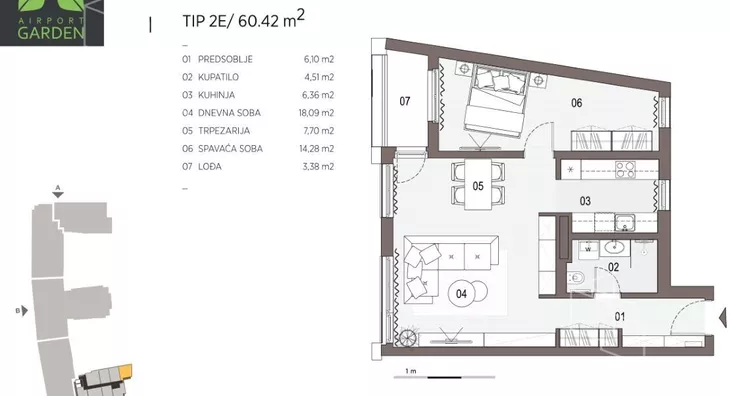 Dvosoban stan | 4zida