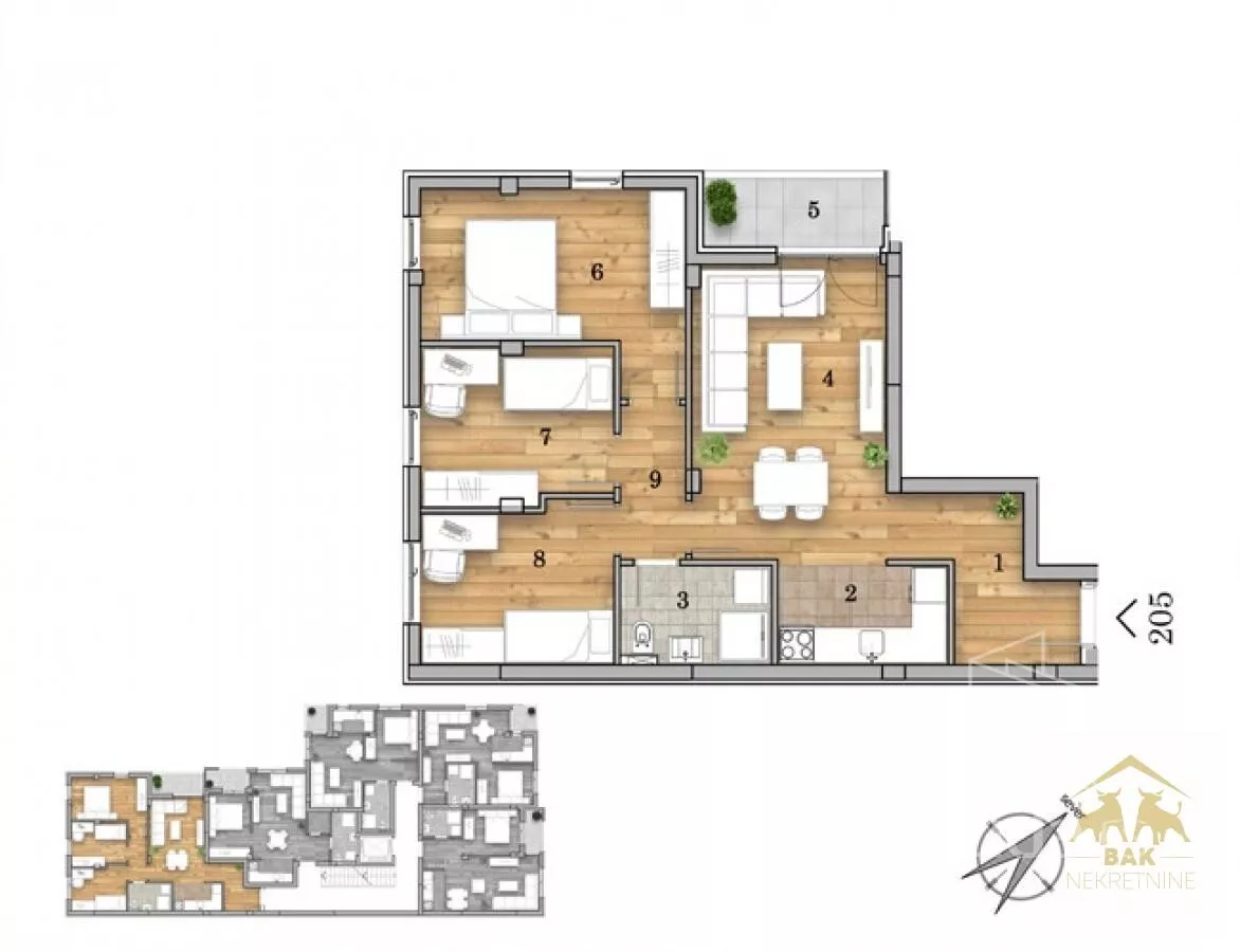 Četvorosoban stan | 4zida