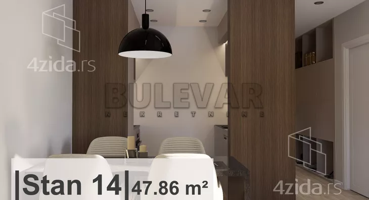 Jednoiposoban stan | 4zida