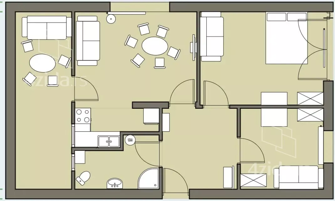 Dvosoban stan | 4zida