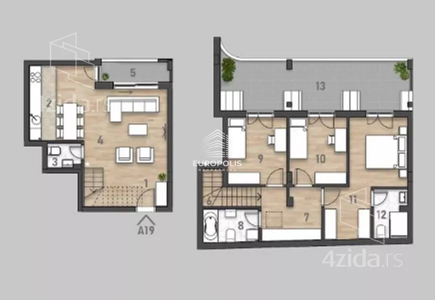 Četvorosoban stan | 4zida