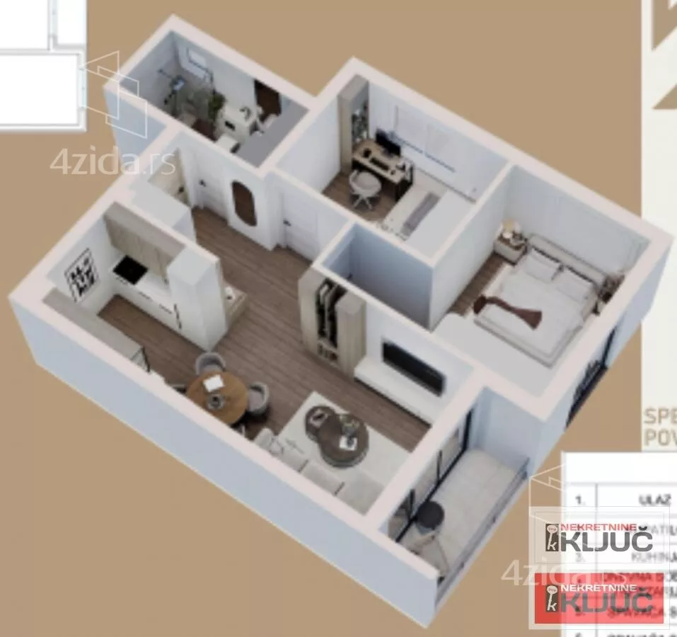 Dvoiposoban stan | 4zida