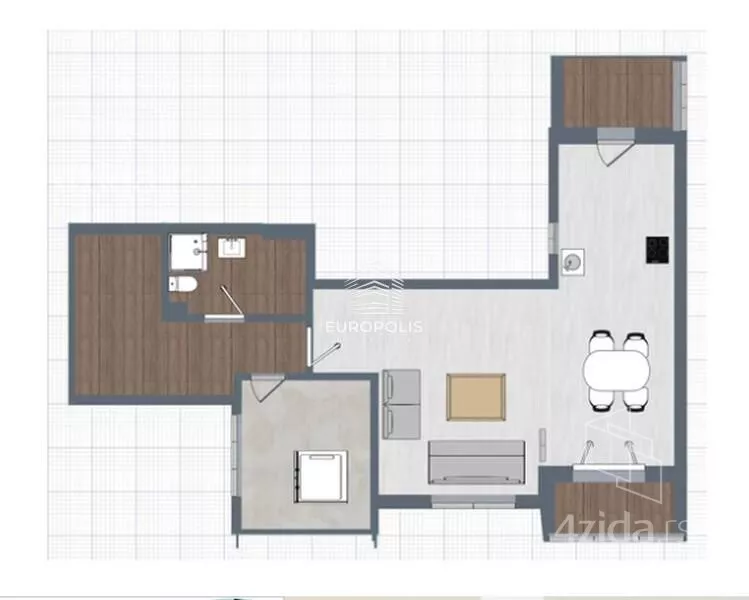 Dvosoban stan | 4zida