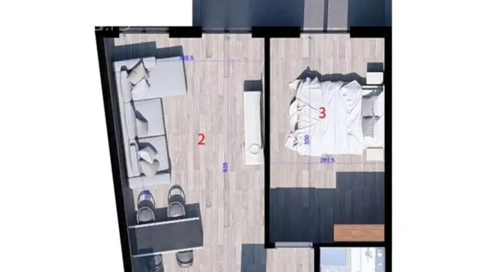 Jednoiposoban stan | 4zida