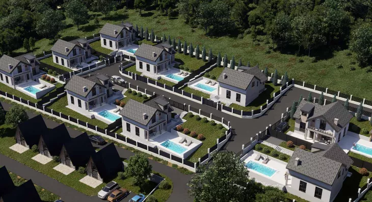 Glavna slika projekta Barajevo, Nenadovac, Učiteljska, lux, kuće u nizu