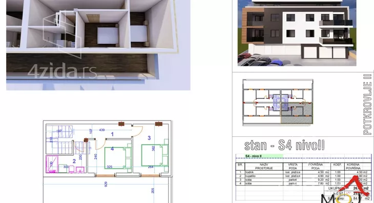 Troiposoban stan | 4zida