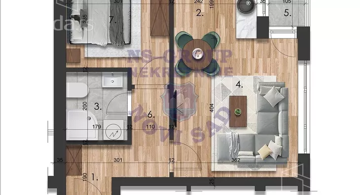 Dvosoban stan | 4zida