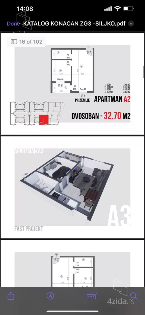 Jednosoban stan | 4zida