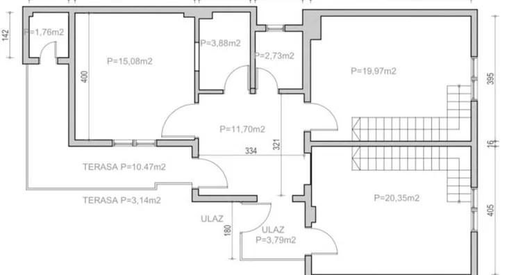 2-etažna kuća | 4zida