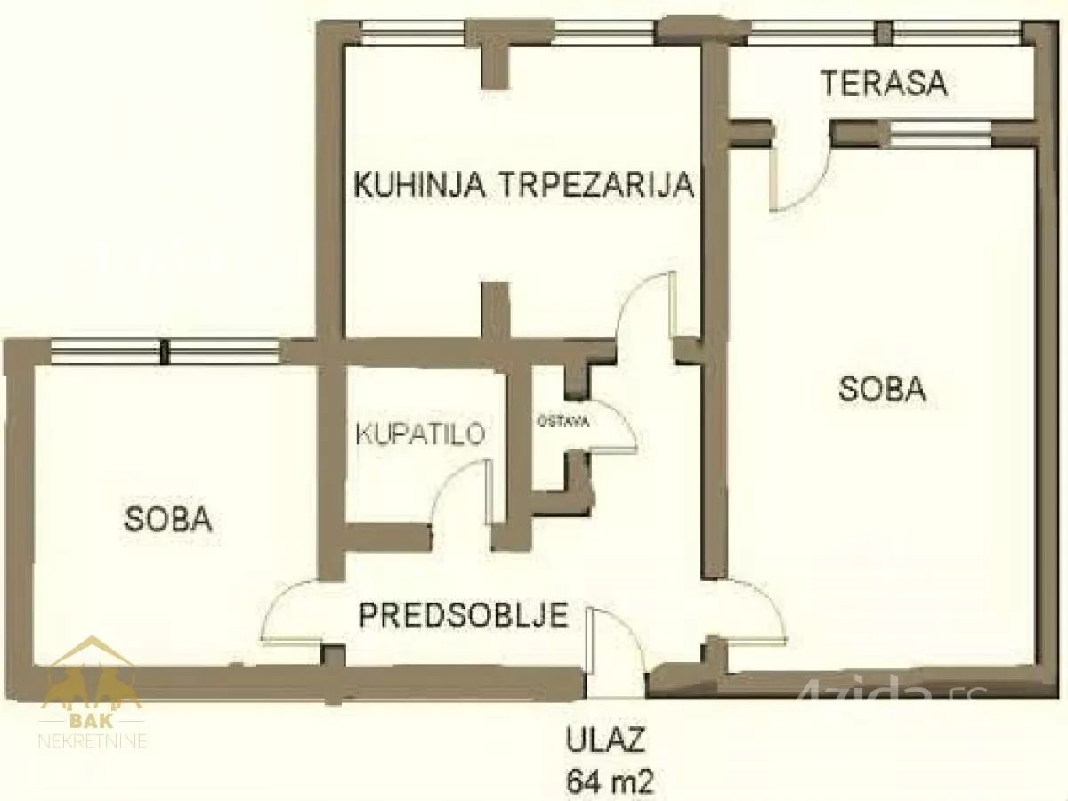 Dvosoban stan | 4zida