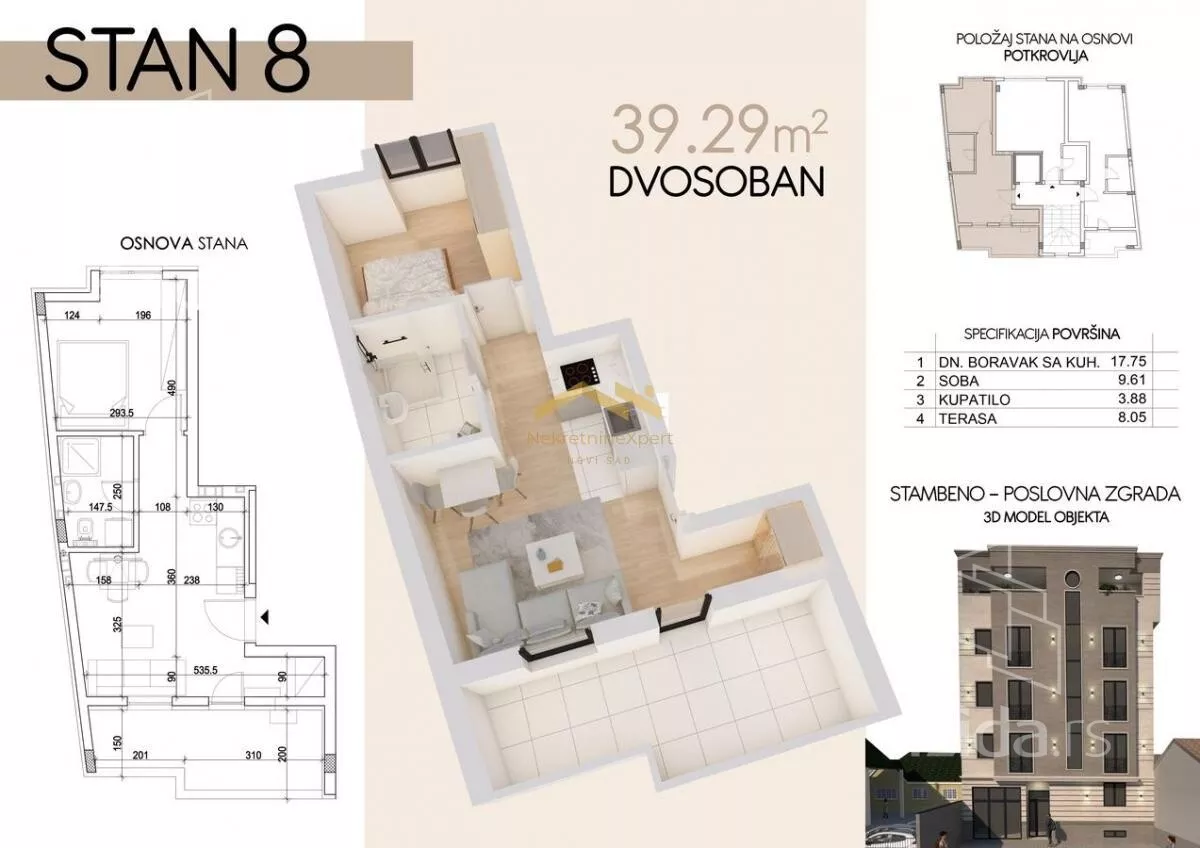 Dvosoban stan | 4zida
