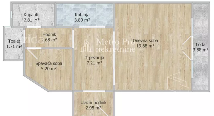 Dvosoban stan | 4zida