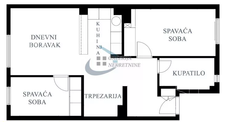 Trosoban stan | 4zida
