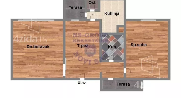 Dvosoban stan | 4zida