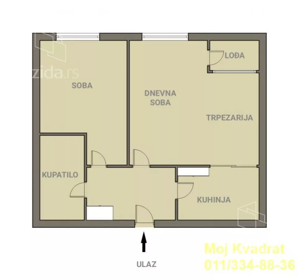 Dvosoban stan | 4zida