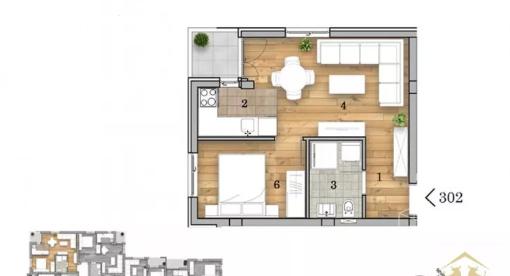 Dvosoban stan | 4zida