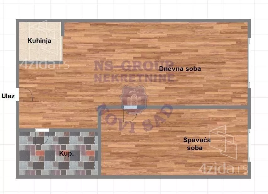 Jednoiposoban stan | 4zida