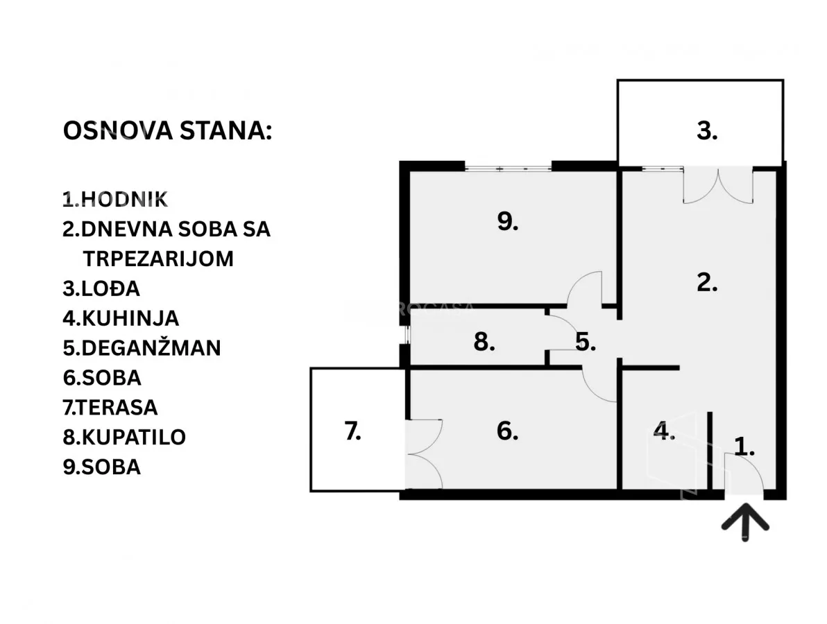 Trosoban stan | 4zida