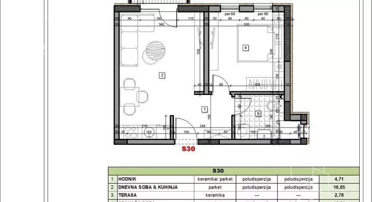 Jednosoban stan | 4zida