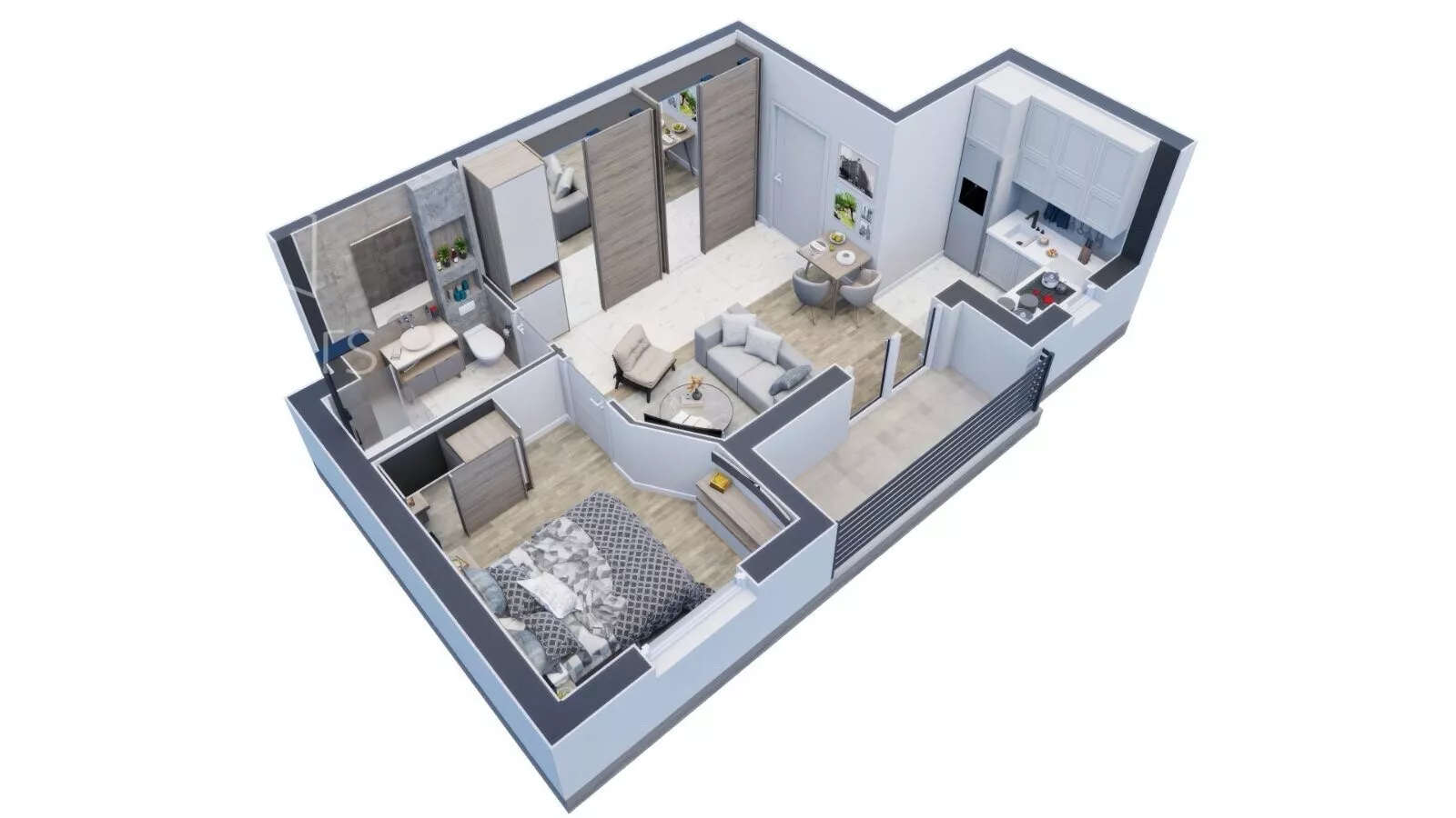 Dvosoban stan | 4zida