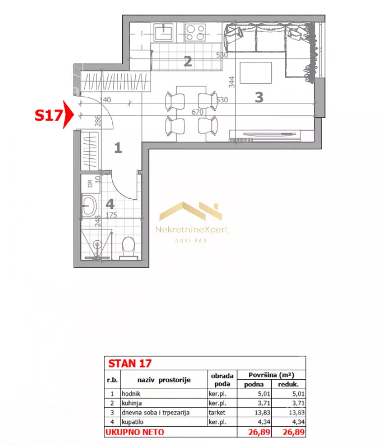 Garsonjera | 4zida