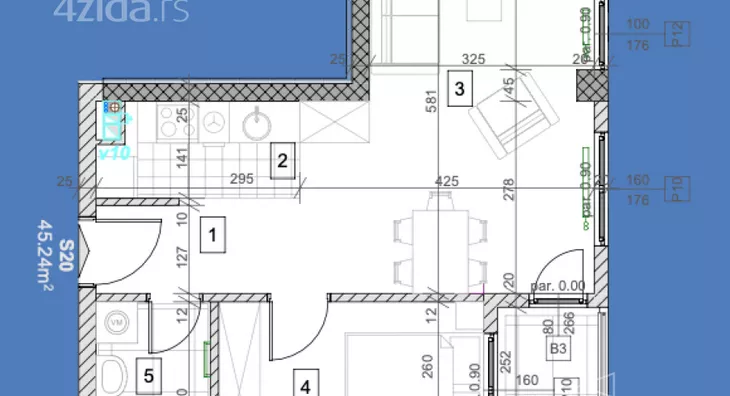 Dvosoban stan | 4zida