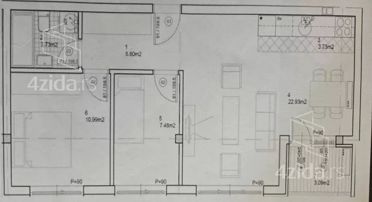 Dvoiposoban stan | 4zida