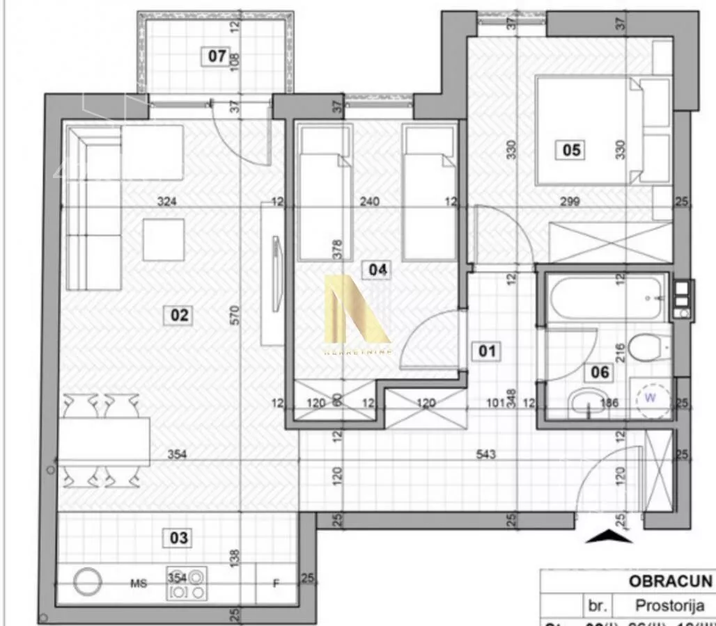 Trosoban stan | 4zida
